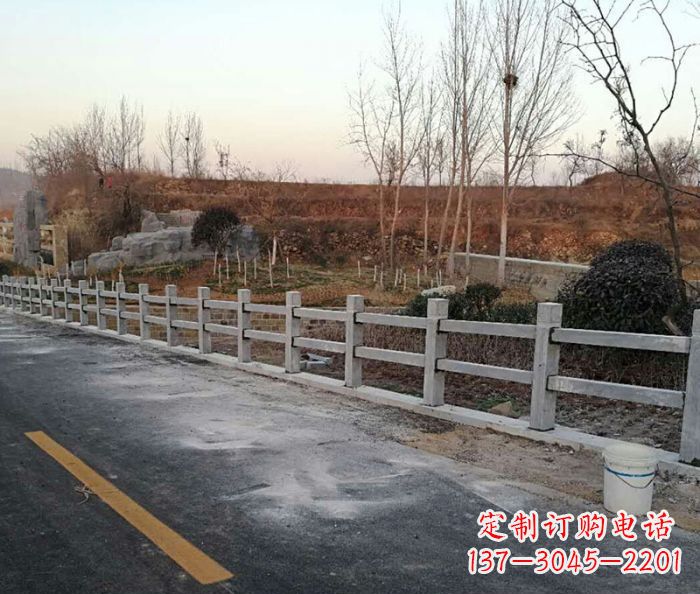 长春园林景观大理石栏杆石雕 (2)