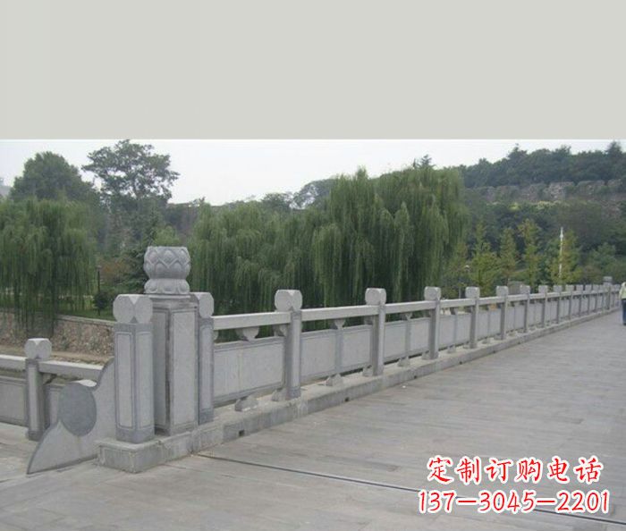 长春园林景观大理石栏杆石雕 (4)