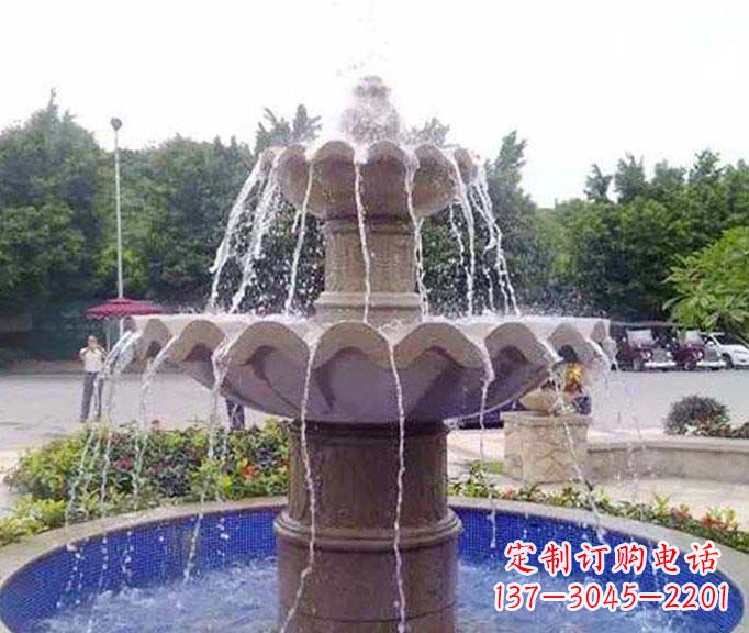长春园林景观大理石喷泉石雕