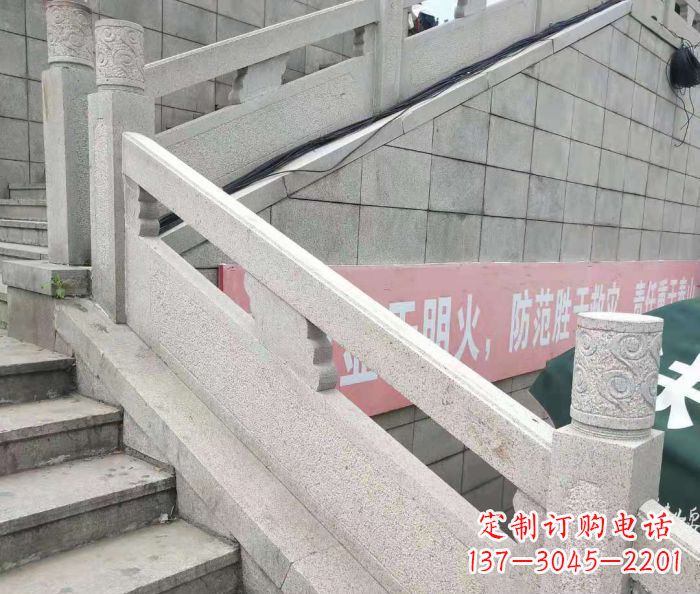 长春园林景观大理石桥栏板石雕_1 (2)