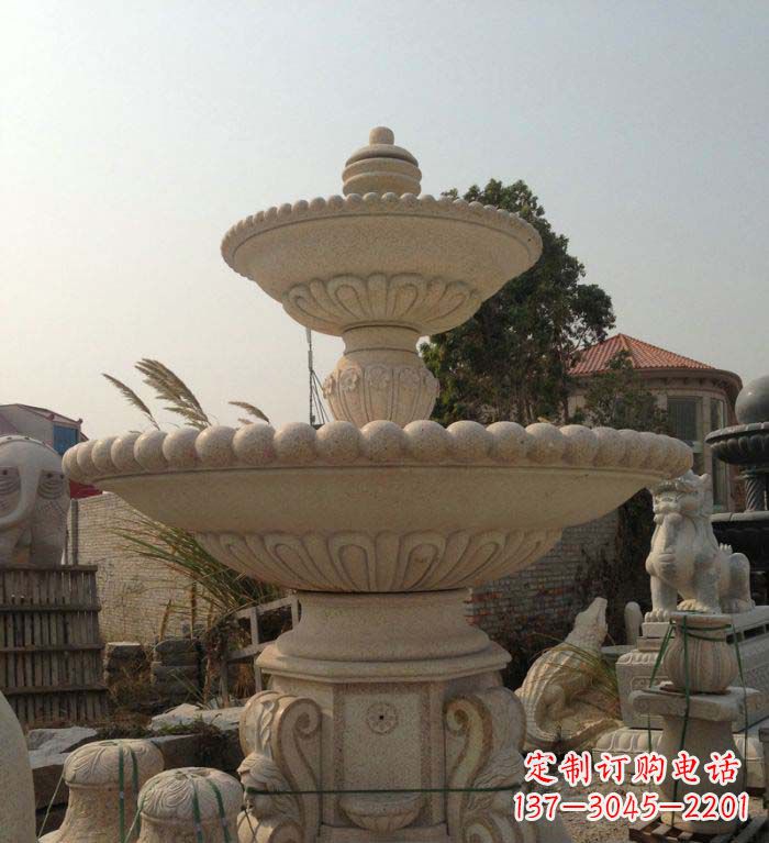 长春园林景观大型喷泉石雕