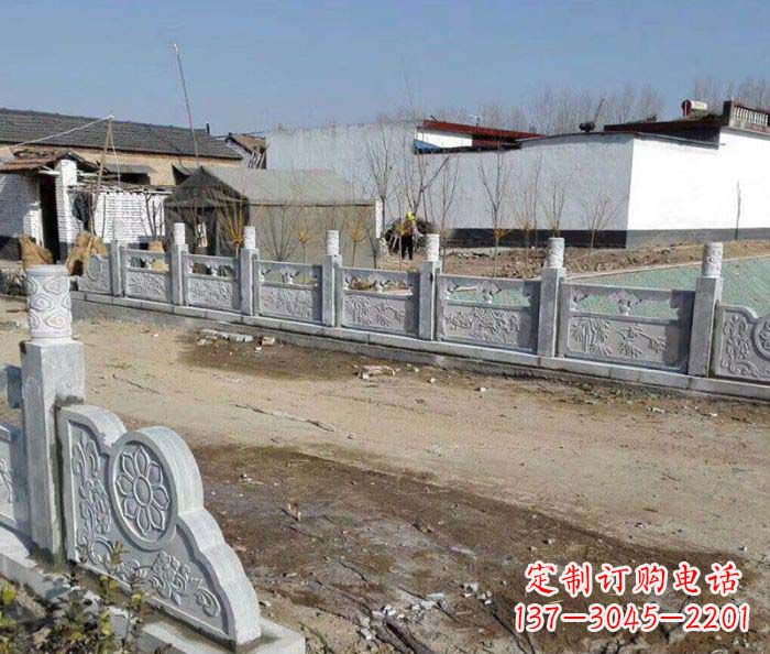 长春园林景观仿古栏板石雕