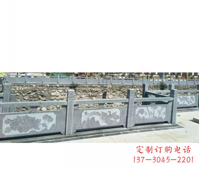 长春园林景观仿古石雕栏板 (5)