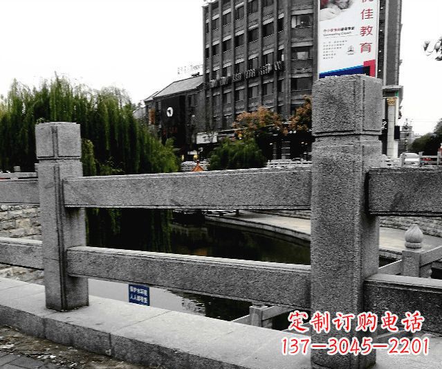 长春园林景观仿古石雕栏板 (9)