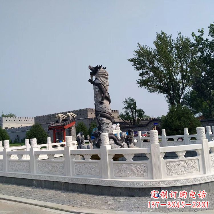 长春园林石雕栏板