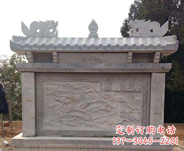 长春园林石影壁景观石雕