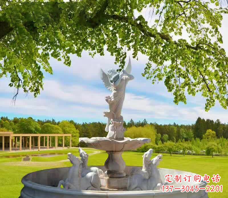 长春园林天使景观石雕