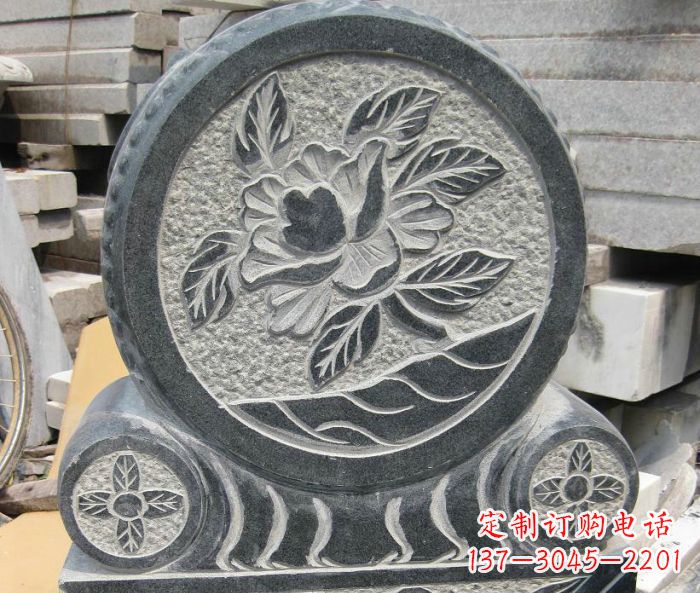 长春招财抱鼓石仿古石门墩