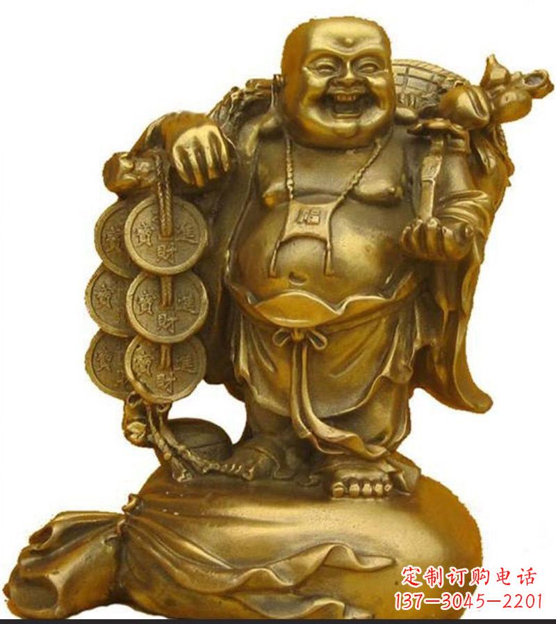 长春招财弥勒佛铜雕
