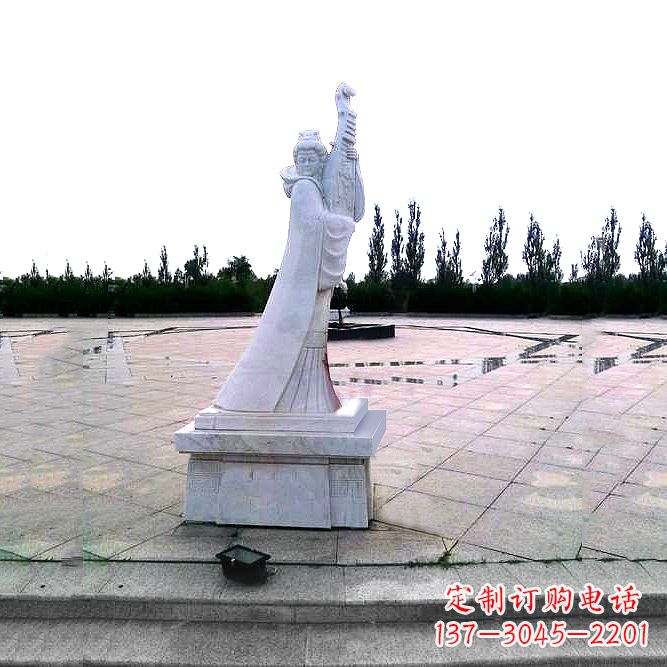 长春中国古代四大美女之王昭君广场石雕塑