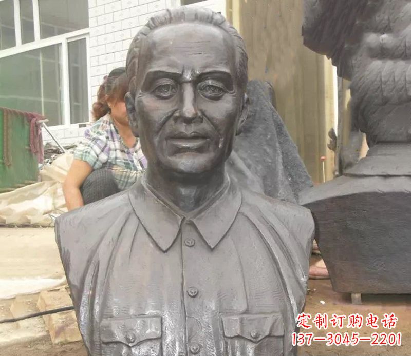 长春中国名人人物胸像铜雕