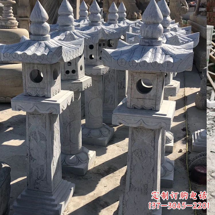 长春中式汉代石雕灯笼
