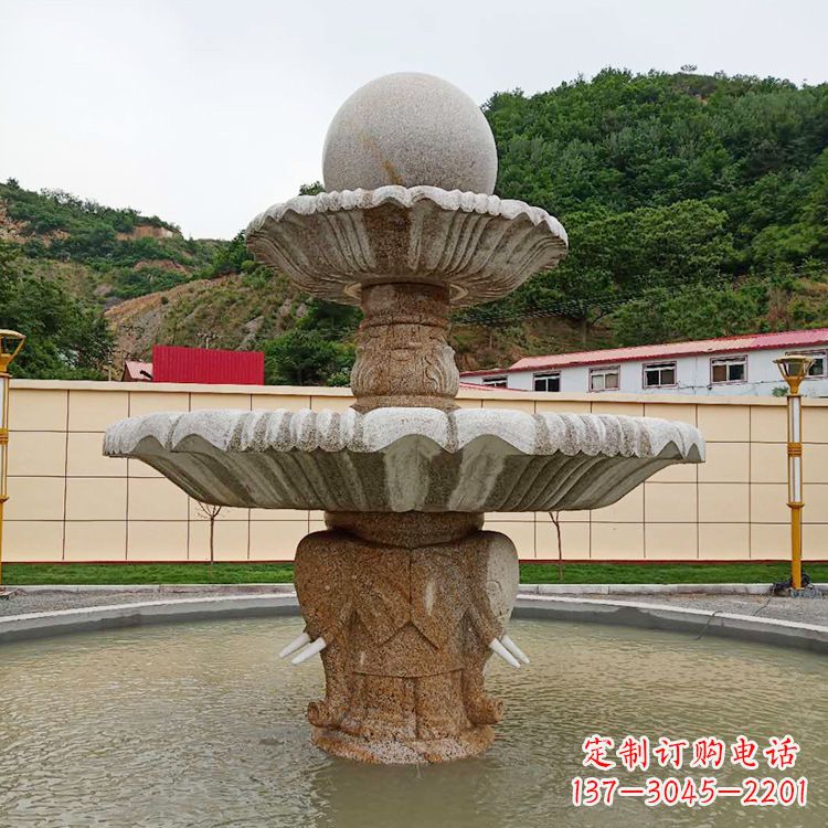 长春中式喷泉石雕