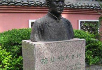 长春徐悲鸿铜雕半身像雕塑