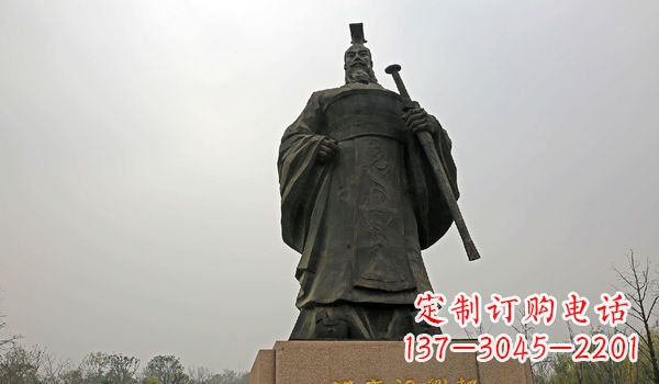 长春铸铜刘邦雕塑