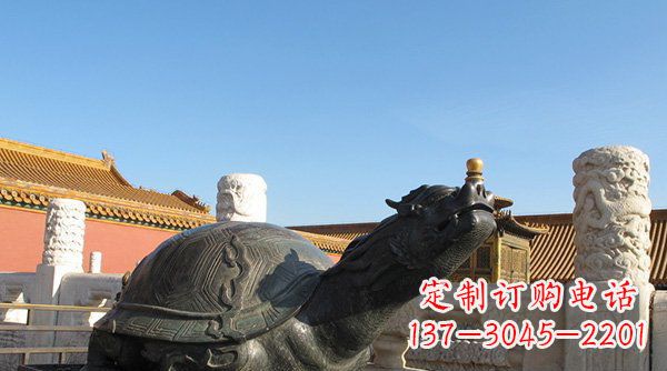 长春铸铜龙龟寺庙神兽铜雕