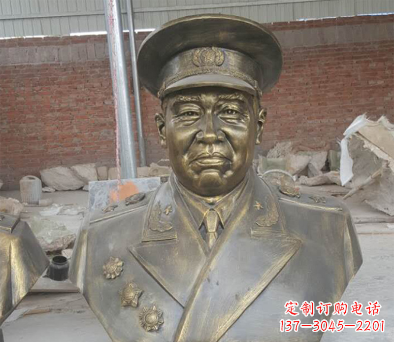 长春朱德半身像铜雕